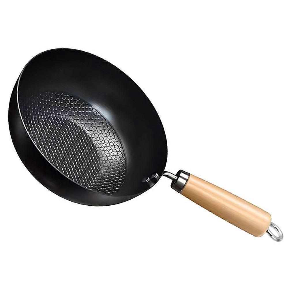 Nonstick Wok Pan for Induction Stoves, Heat Resistant Handle, Rapid Even Heat Conduction for Home and Restaurant Use