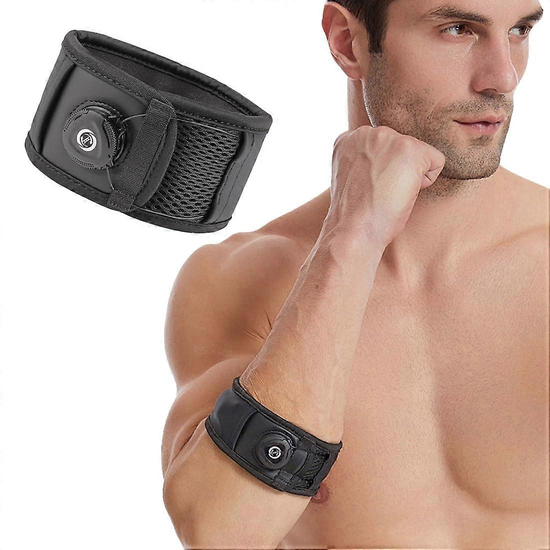 Orthopedic brace for men and women, elbow support with twist lock – precise compression  maximum freedom of movement, black M.