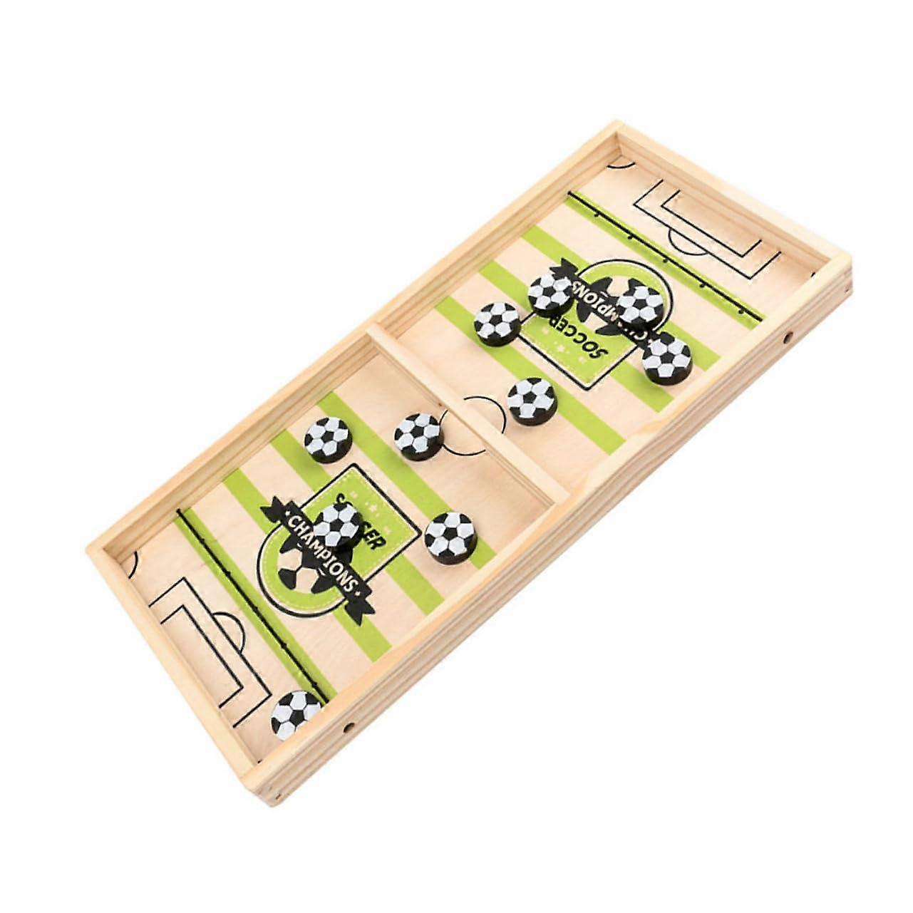 1 Set Bouncing Chess Toy Educational Toy Catapult Chess Game Fast Sling Puck Game Bumper Chess Toy Bounce Chess Wood Green