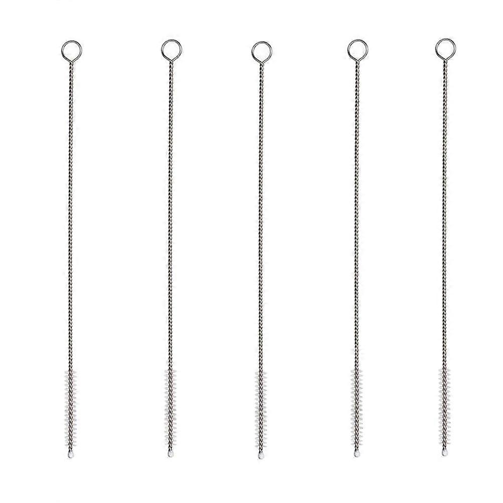 20pcs Stainless Steel Straw Brush Flexible & Reusable Cleaning Tool for Bottles, Funnels, Straws, and Hard to Reach Areas