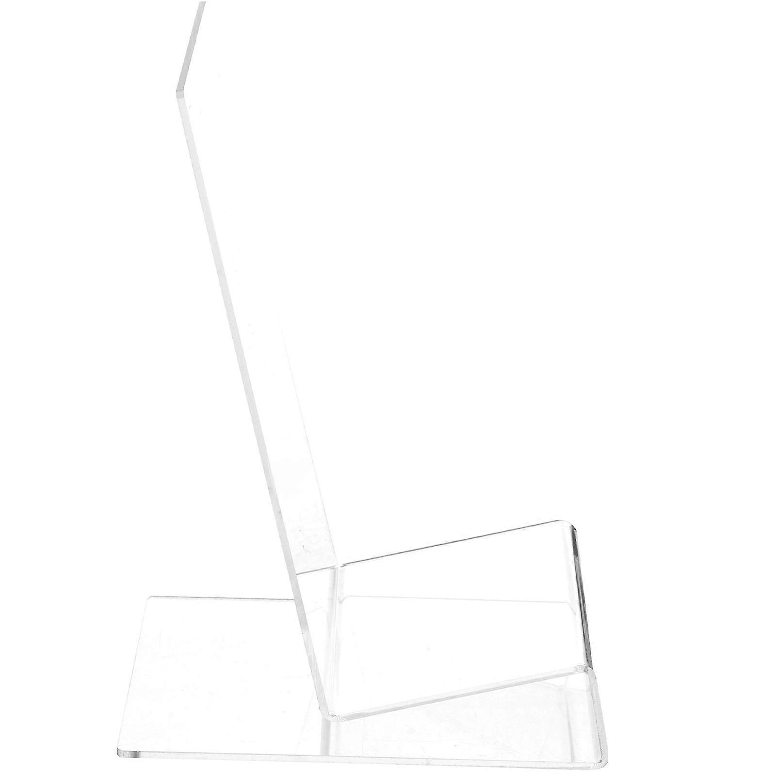 Special-Shaped Display Stand L Shape Acrylic Book Storage Stand For Artwork Tablets 1Pack