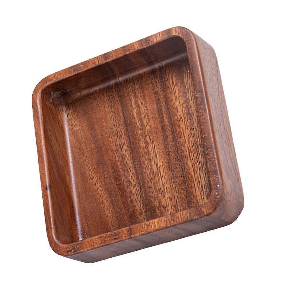 Kitchen Tray Synthetic Material Fruit Plate Restaurant Use 14.5x14.5cm Food Service 1Set
