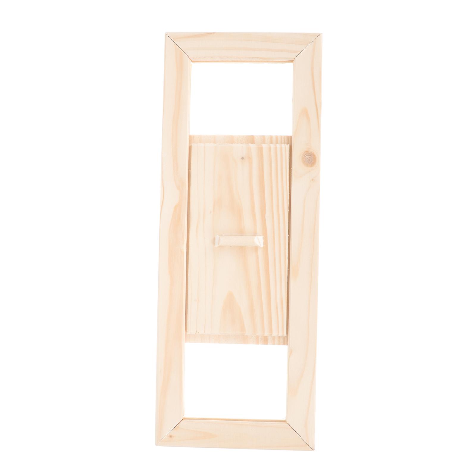 Wooden Air Vent for Sauna Rooms – Smooth Design for Optimal Airflow and Enhanced Comfort