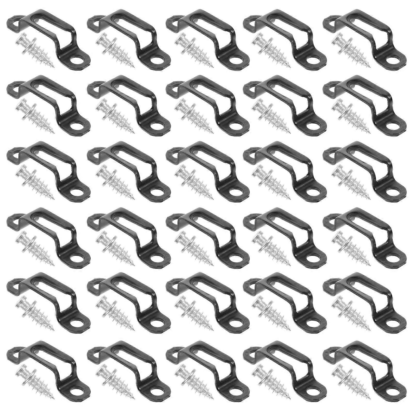 30 Sets Invisible Fasteners Hidden Connection Accessories for Furniture Assembly