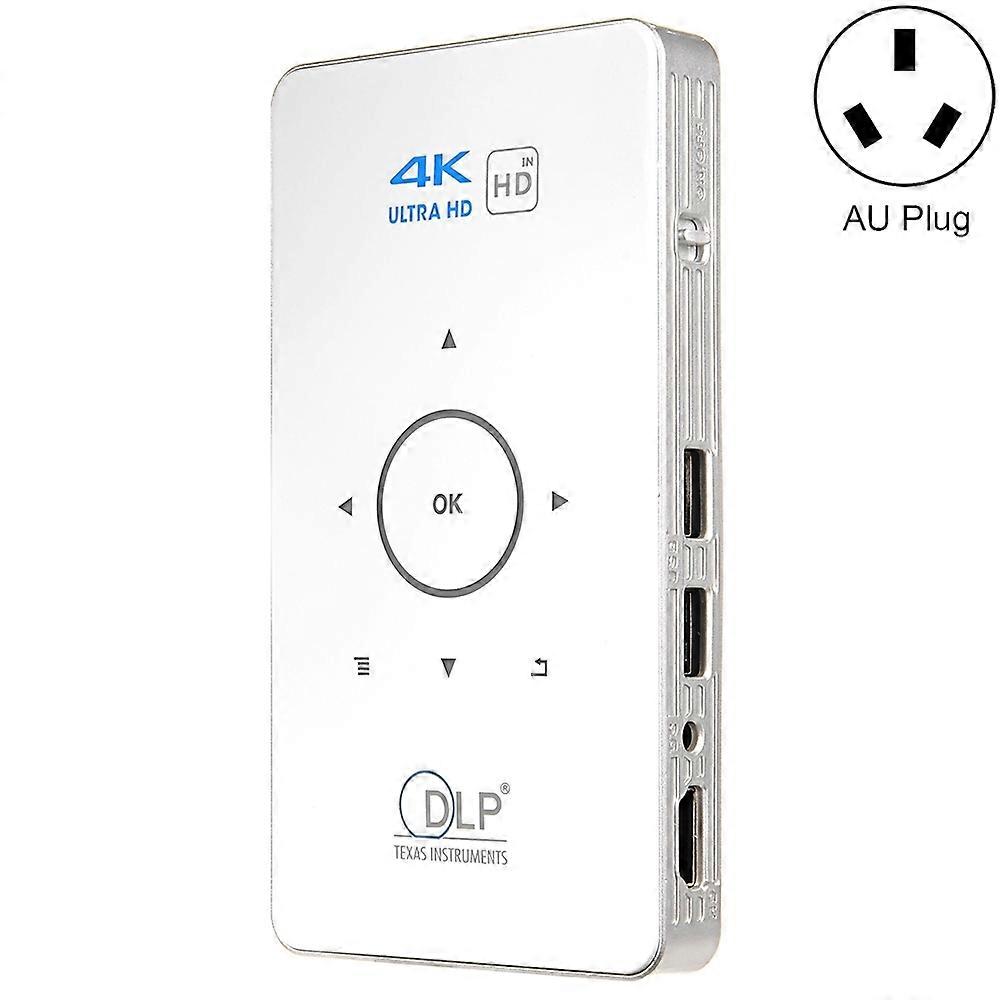 HD Mini Projector， AU Plug (White) AU Plug (White)