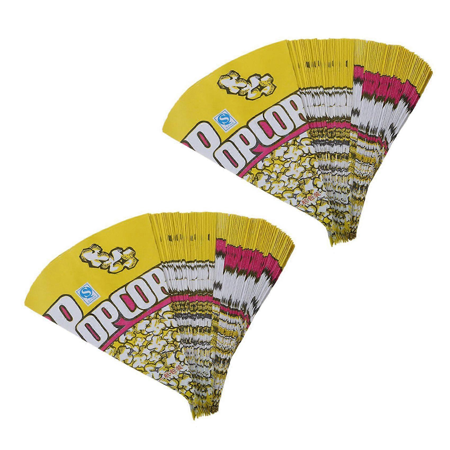 100X Popcorntüten Papiertüten Mandeln Popcorn