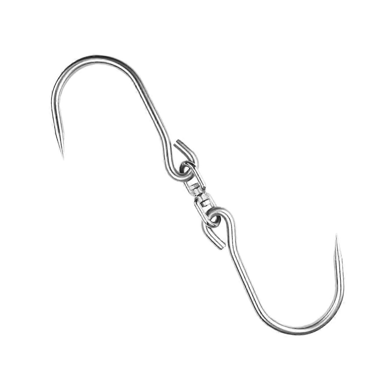 Practical S-Shaped Hanging Hook for Home Use, Rotatable Pork Hooks, No Tools Required, 34x7.5x0.87cm, Assorted Colors
