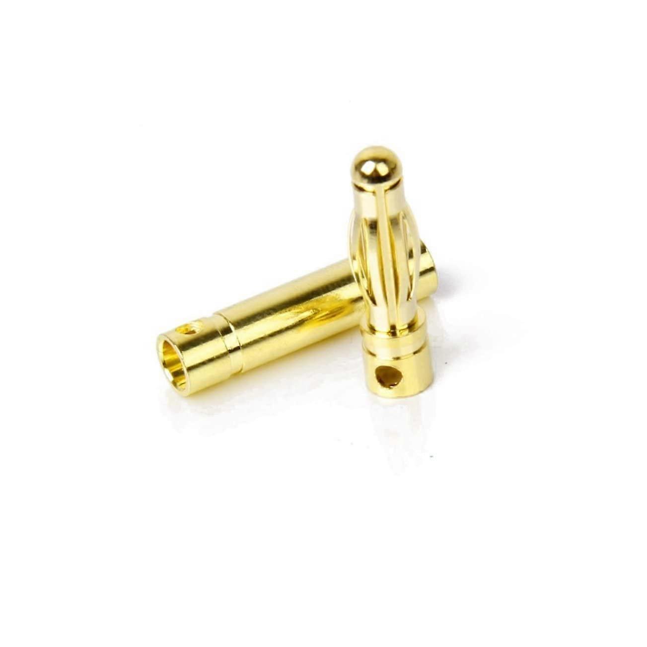 2.0mm Banana Plug Connectors 20 Pack Male/Female for Battery ESC Motor Kit, Compatible with RC Models and Electronics