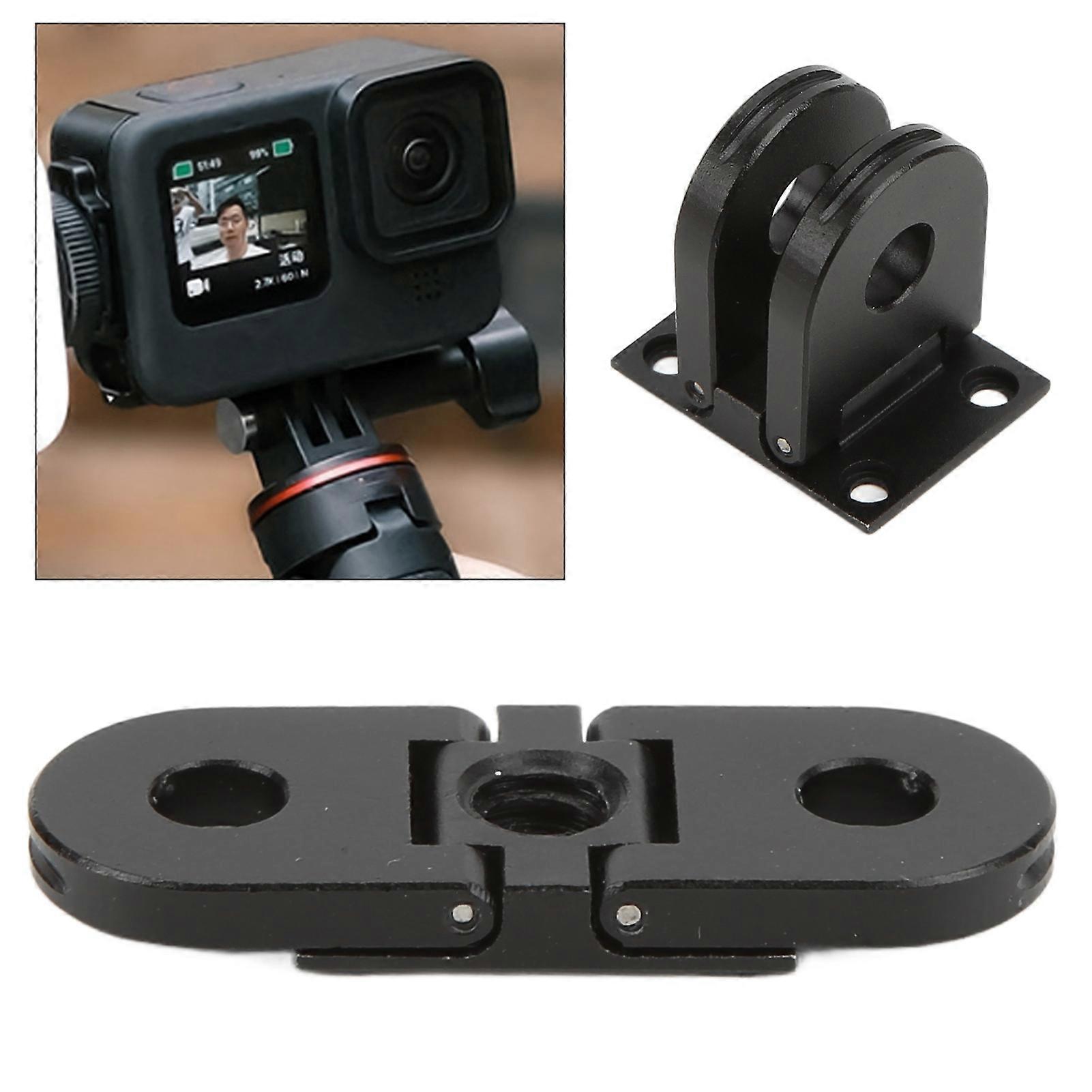 Replacement Folding Fingers Tripod Mount Base Adapter Aluminum Connector for Hero 10/9/8 Motion Camera