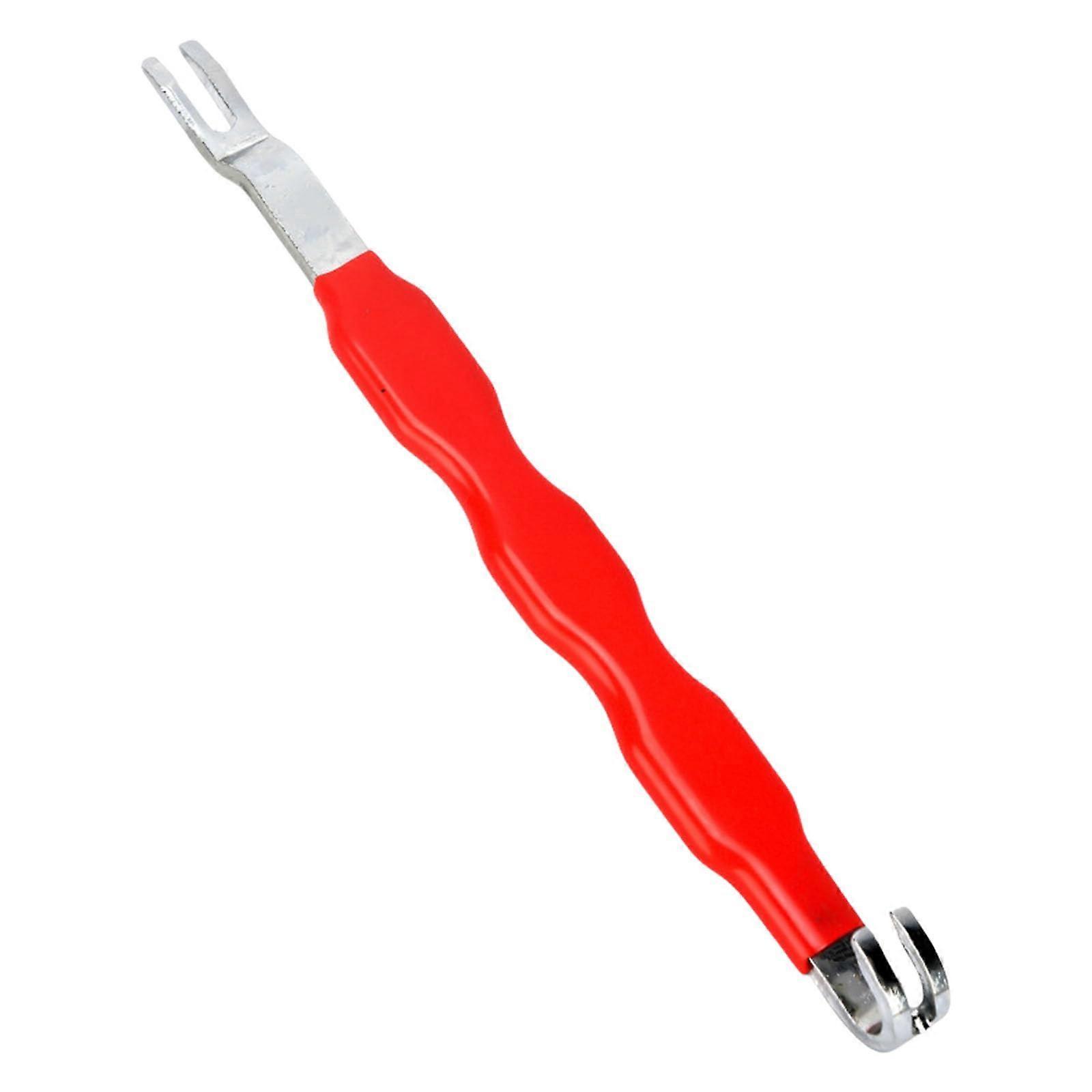 Delicate Metal Car Wire Connector Removal Tool Ergonomic Design Efficient Metal Clamp Extractor Red