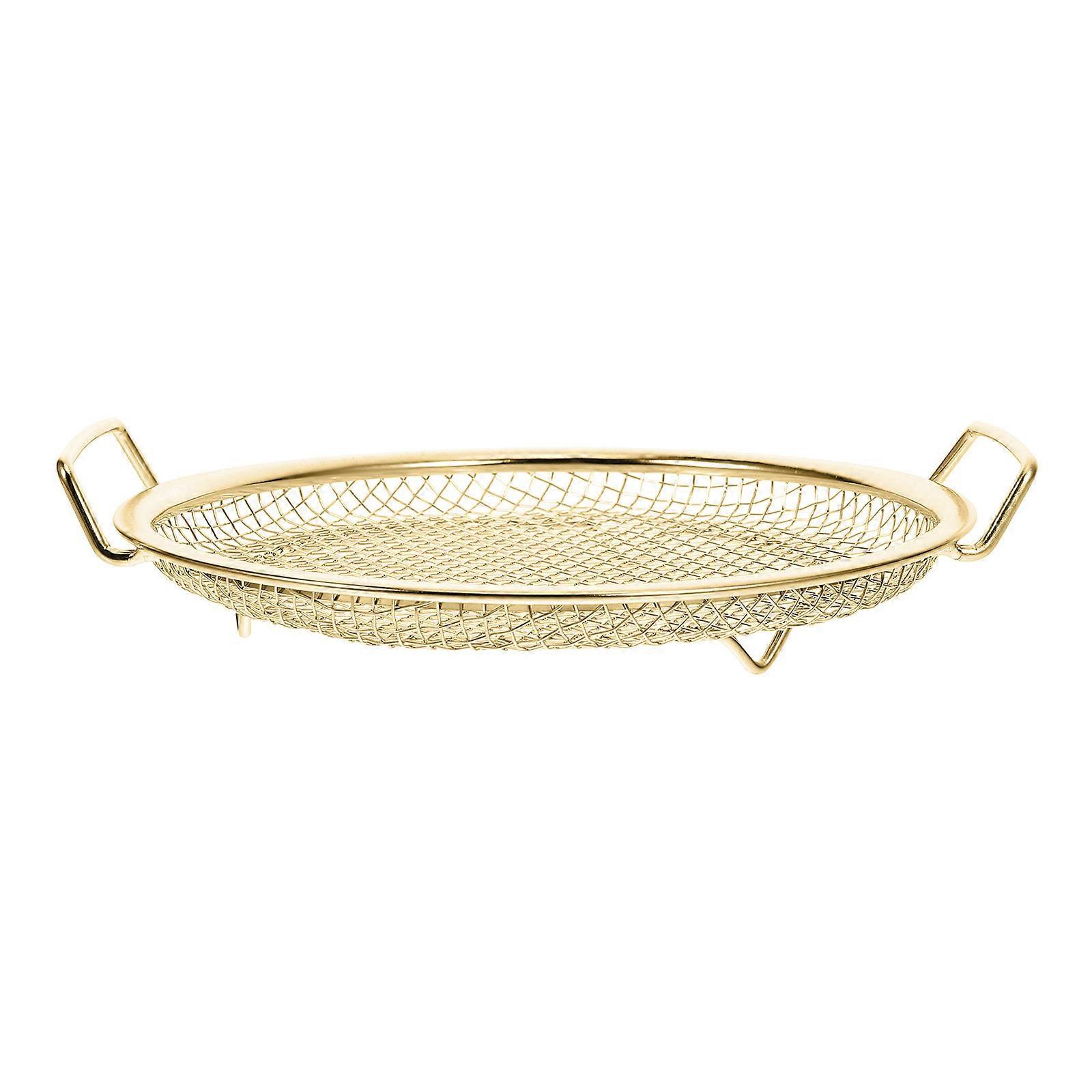 Folding Frying Basket Egg Steamer Vegetable Steamer Basket Oil Filtration 7.7×7.3×1.7in 1Pcs