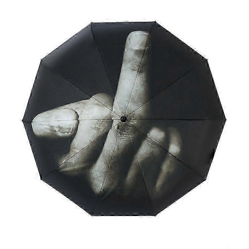 2025 Middle Finger Umbrella Funny Folding Umbrella Creative