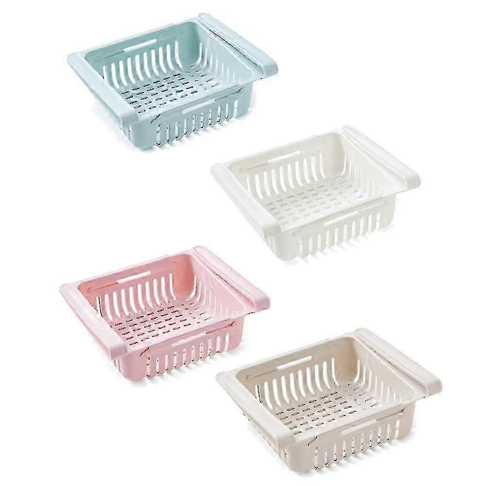 Retractable Refrigerator Partition Layer Multi-purpose Storage Rack