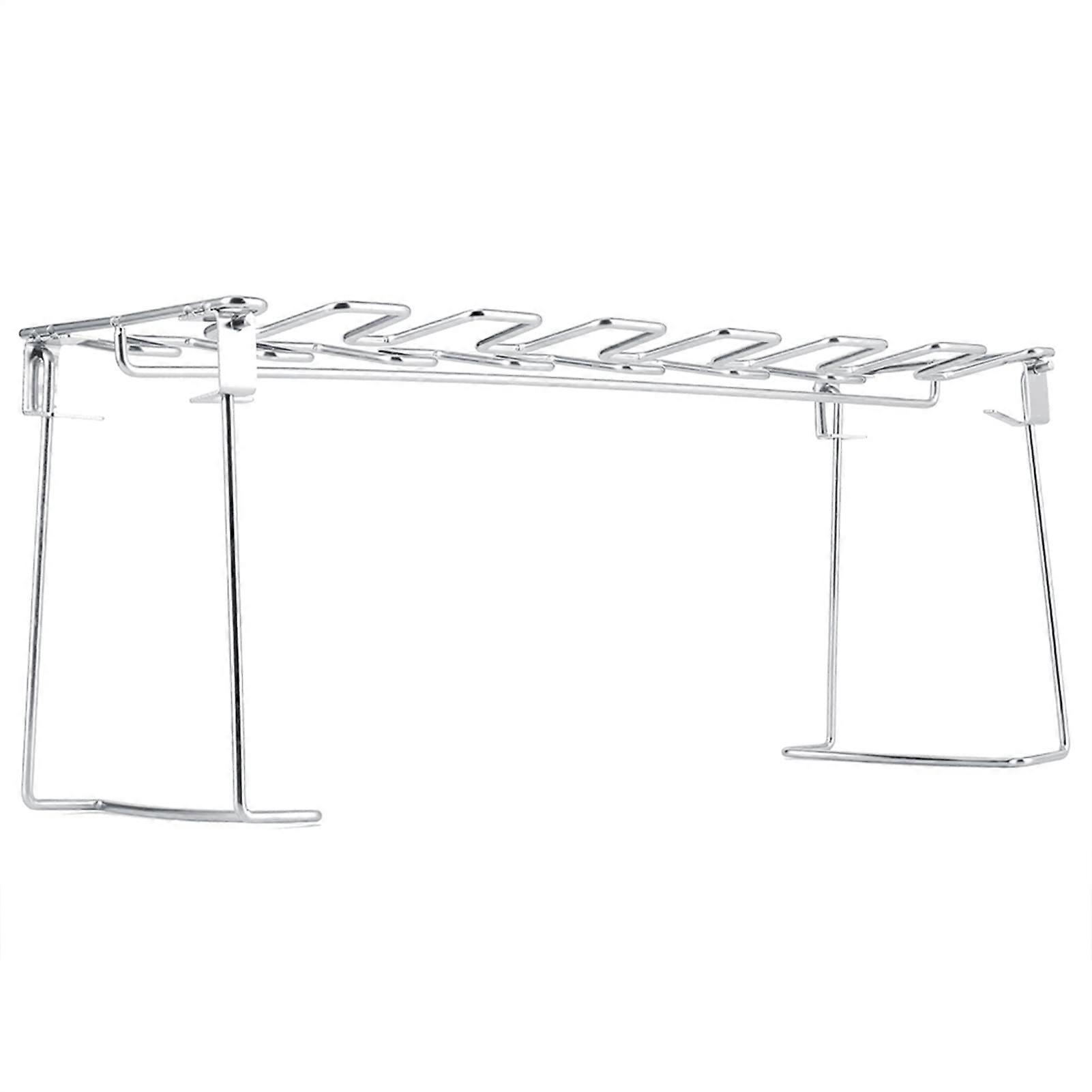 Stainless Steel Chicken Wing Rack, 2pcs, Foldable, Rust-Resistant, Easy To Clean