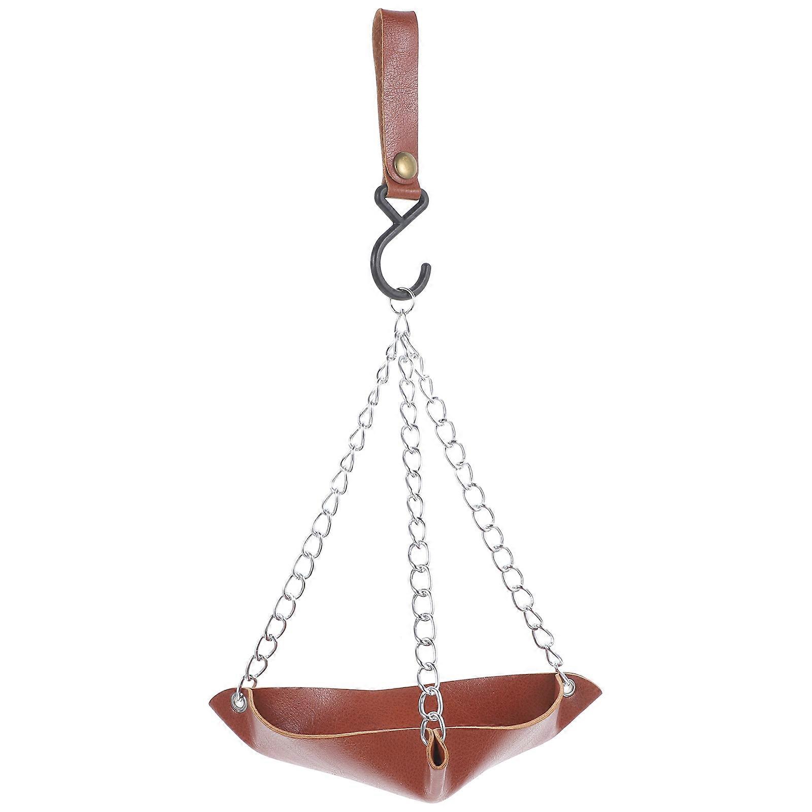 Convenient Bird Hanging Feeder Tray Design Bird Fodder Organizer Outdoors Hanging Bird Feed Swing
