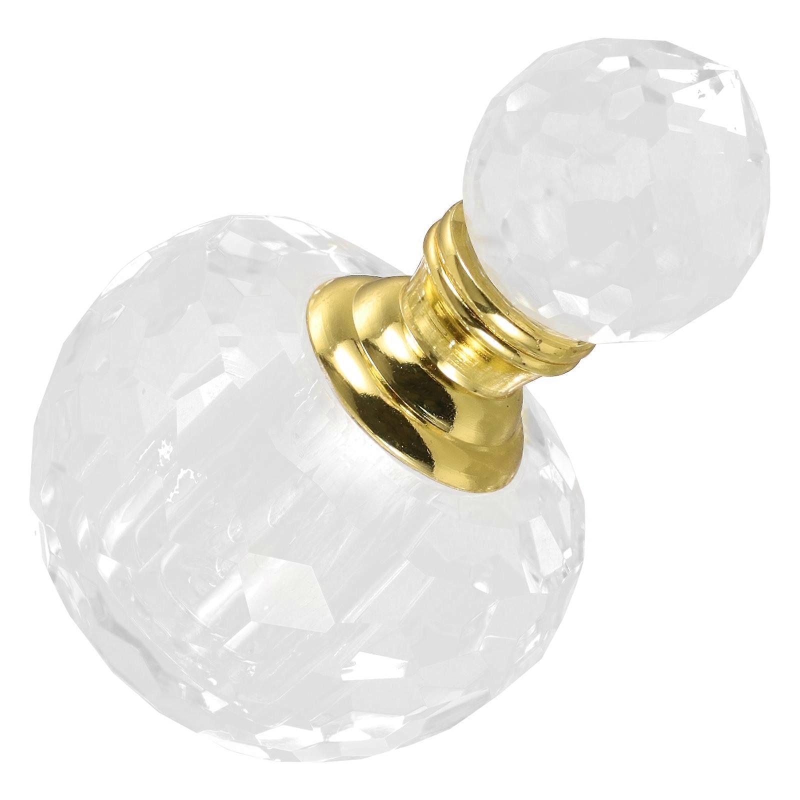 Crystal Perfume Bottle 1Pcs Vintage Style Square Container Suitable For Daily Use Easy To Use Transparent
