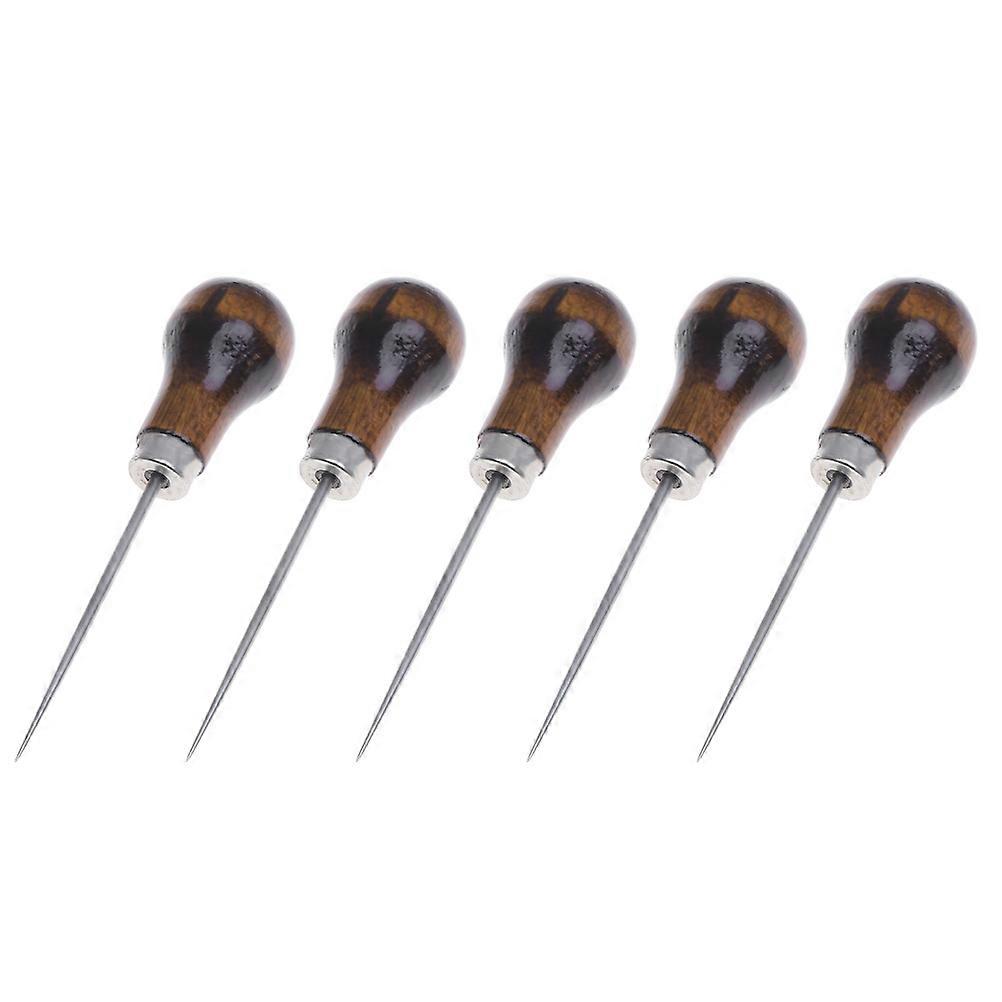 5Pcs Awl Tool Sewing Set For Craft DIY Projects And Patchwork In Cone-Shaped Design For Sewing Lovers