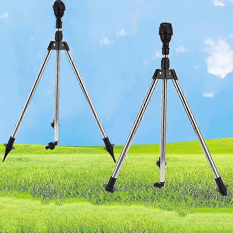 Lawn Sprinkler for Large Areas, 360 Degree Rotating Tripod Sprinkler for Yard and Garden, Adjustable Water Coverage (2 Pieces)