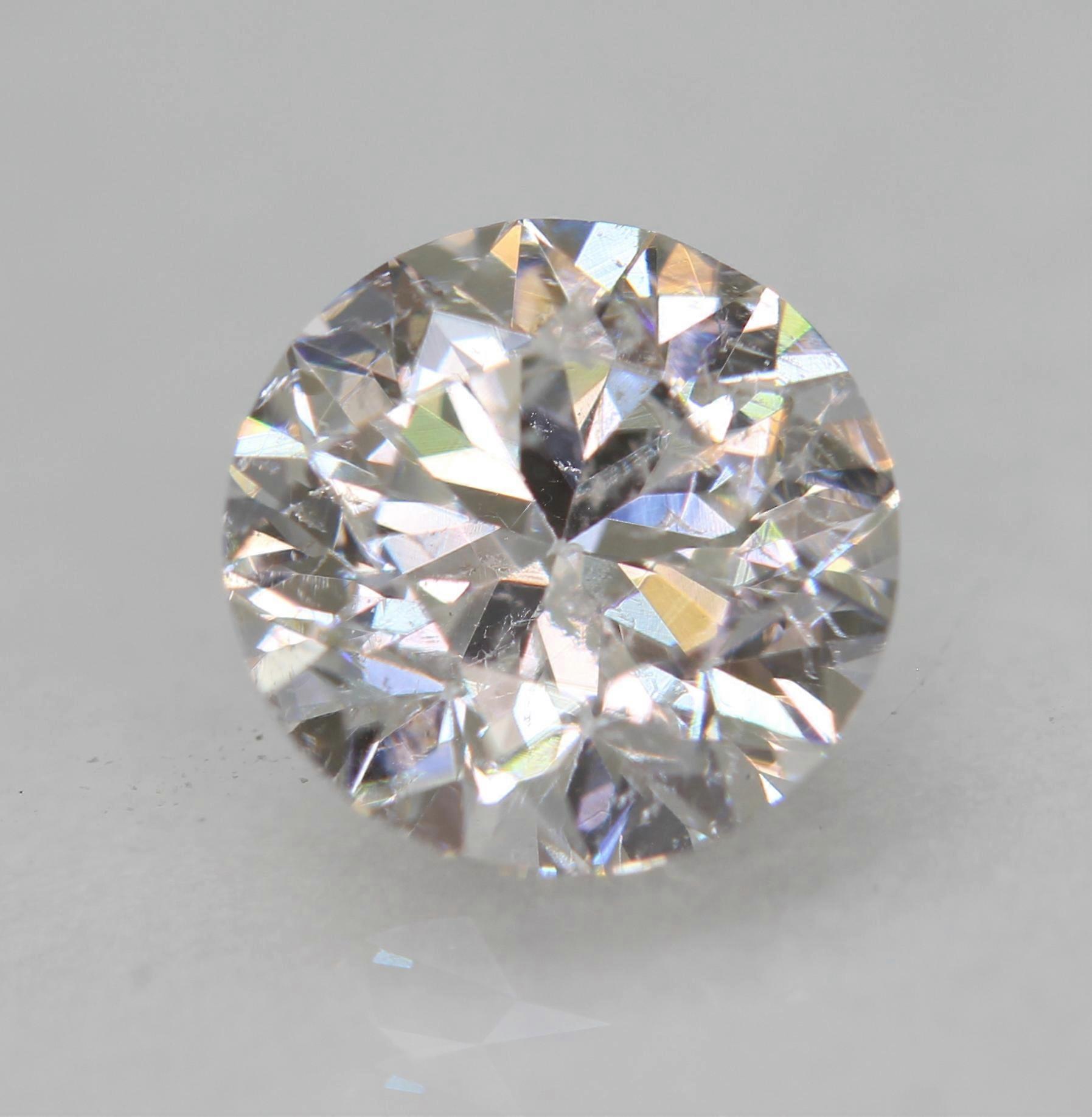 Certified 0.70 Carat D SI1 Round Brilliant Natural Earth Mined Diamond 5.63mm
