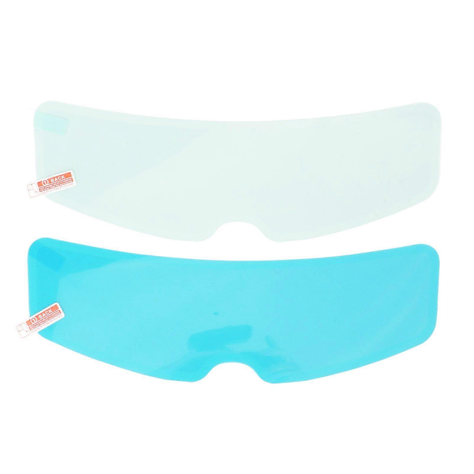 קסדת אופנוע 24.5 ס"מ סט סרט מגן עמיד בפני גשם נגד ערפל אוניברסלי