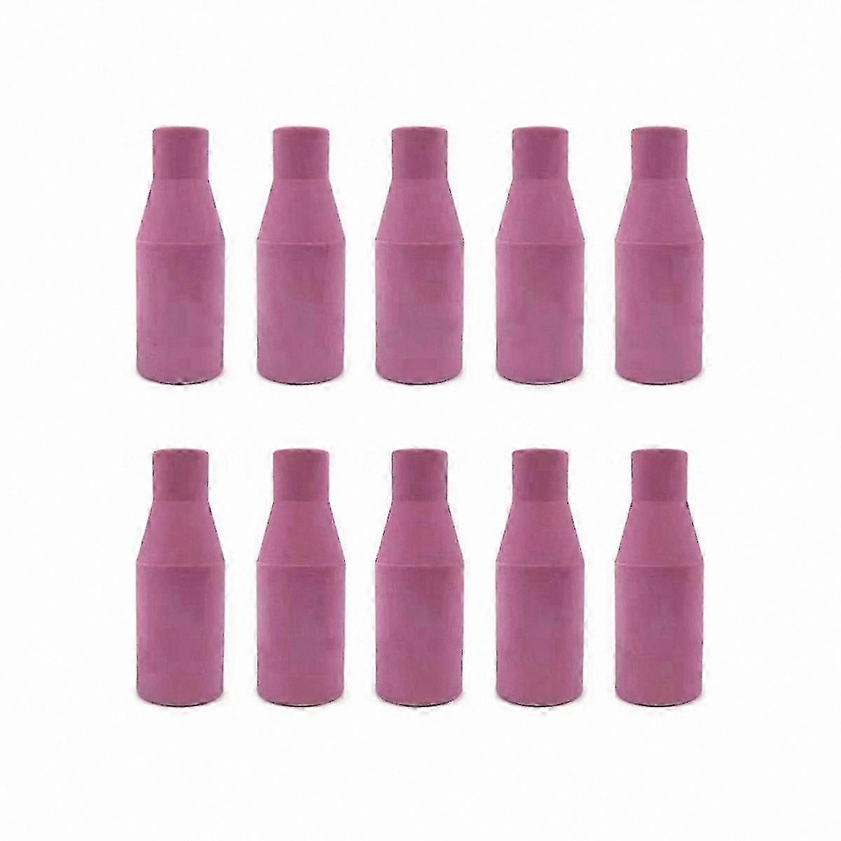 10-Pack Conductive Ceramic Nozzles for MIG Welding with Protective Covers