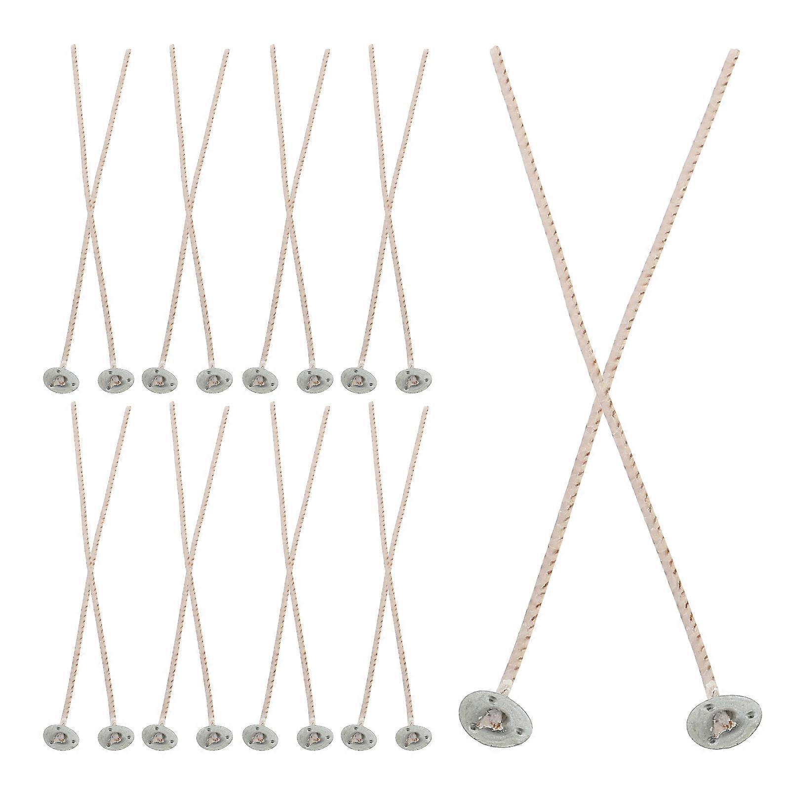20Pcs Handmade Candle Wicks For Candles And DIY Projects With Clean Burning Cotton Wicks For Creating Aromatherapy Multi Color Supplies