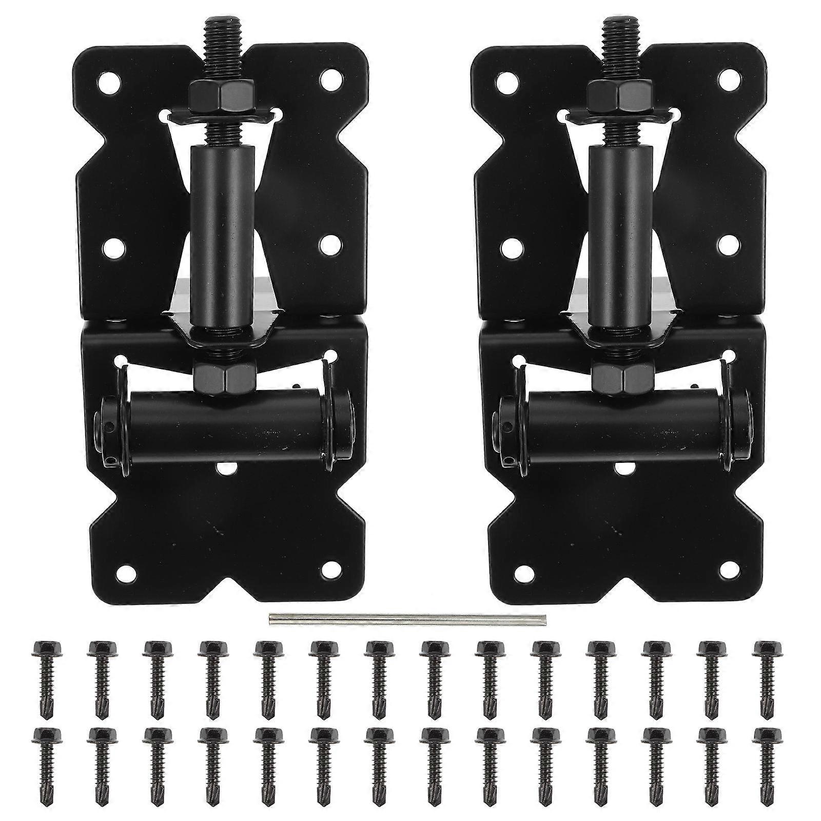 Gate Hinge Heavy Duty Barn Hinges for Use 2Pcs Metal