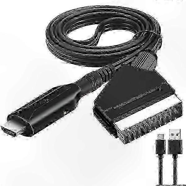 Scart To Hdmi Converter, All-in-one Scart To Hdmi Adapter, 1080p(FPK11)