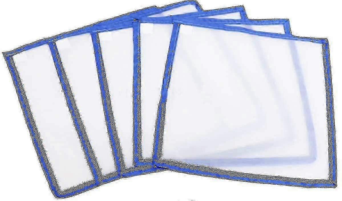 Herbal Bubble Hash Pressing Screen Kit for Ice Extractor and Hydroponics Extraction, 5-Piece 25 Micron White Mesh Bags