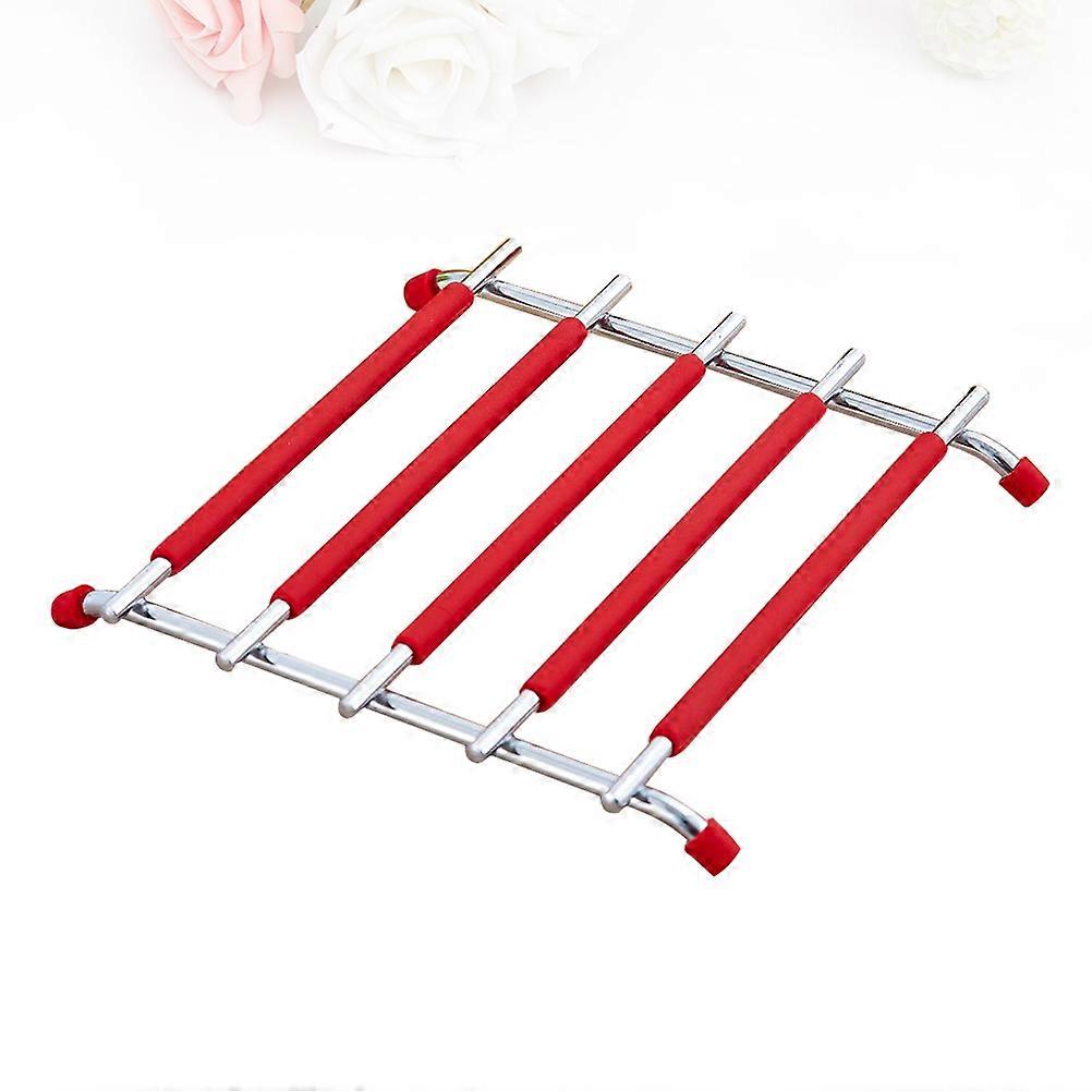 Hot Pot Mat Red Non-Scratch Silicone for Holding Pots Pot Table Mats Holder