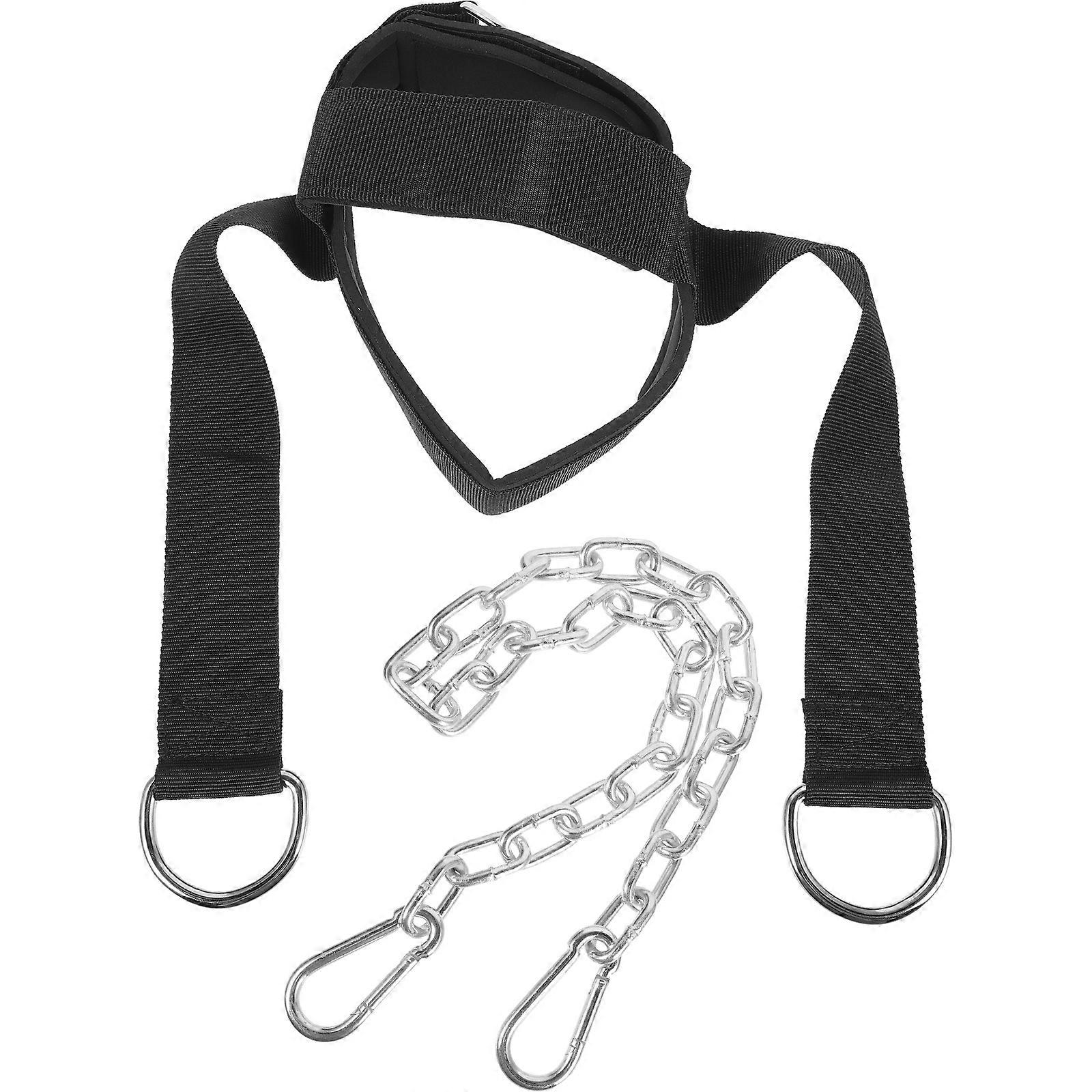 Durable Neck Training Strap with Head Harness for Strength Exercise at Gym, Home or Yoga Studio