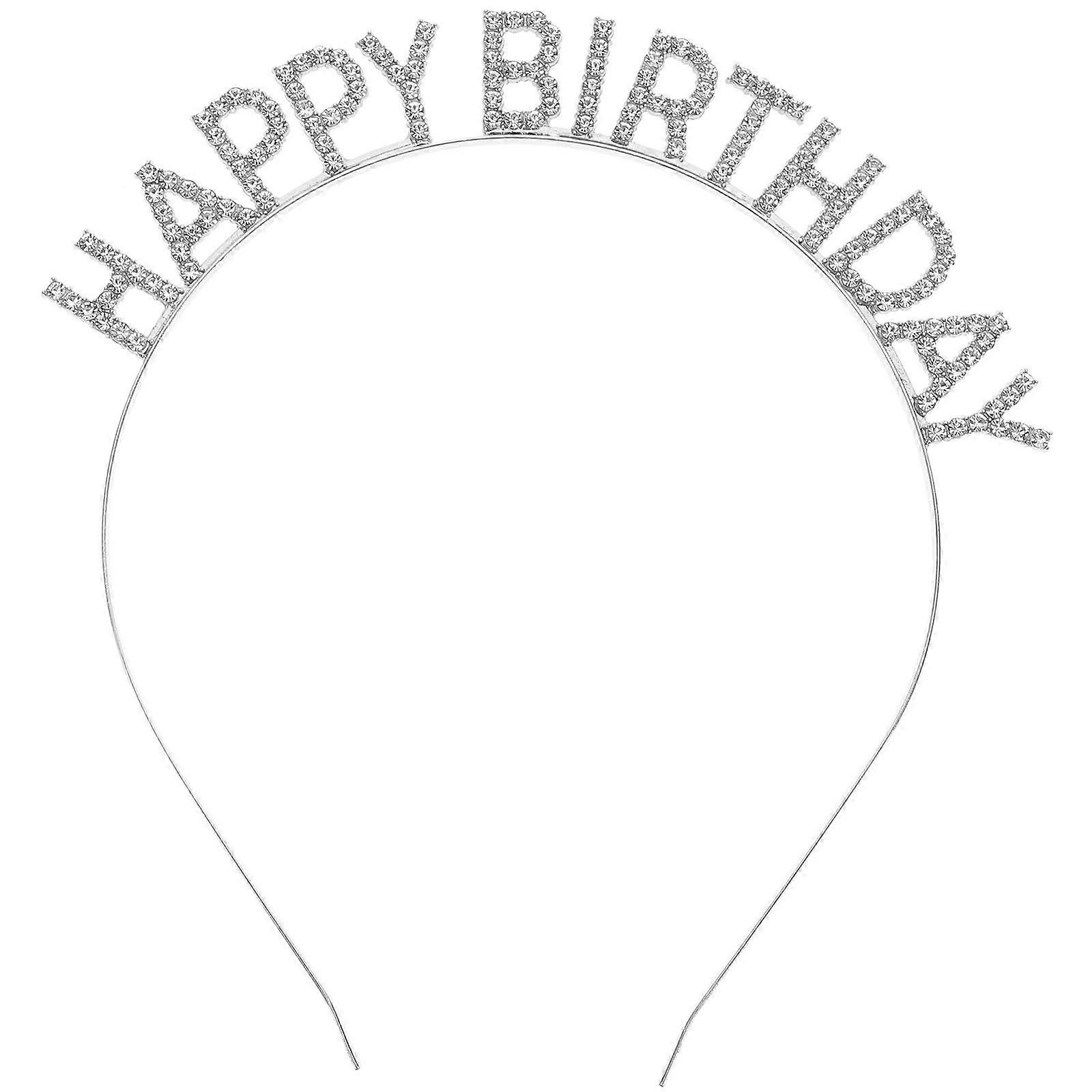 It looks like you've provided a product title or listing for a **rhinestone birthday crown**. To help you better, could you clarify what you're