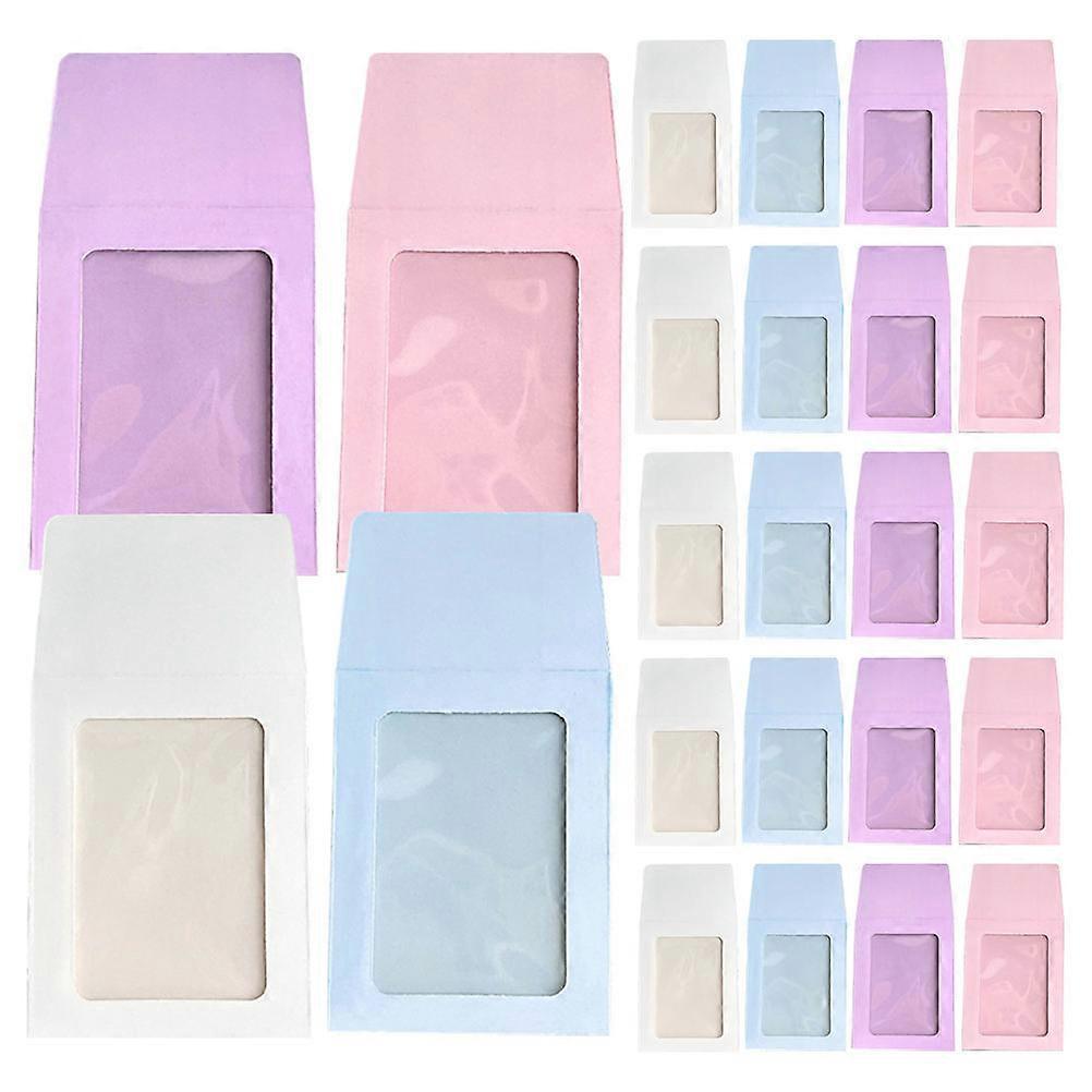 Card Sleeves Cards Displaying Covers for Decor 40Pcs Set Assorted Color