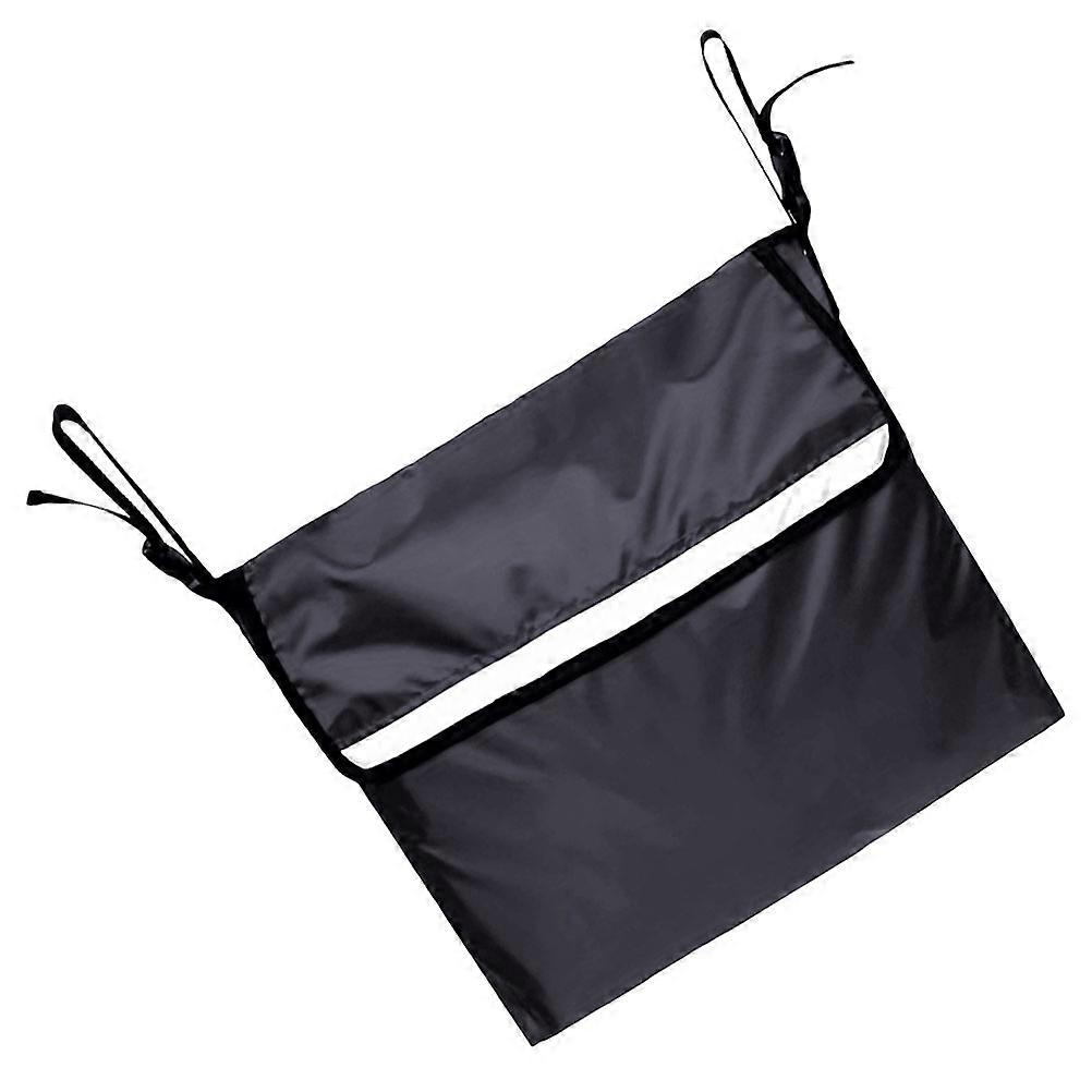 Wheelchair Storage Bag Waterproof Organizer for Storage Black Durable