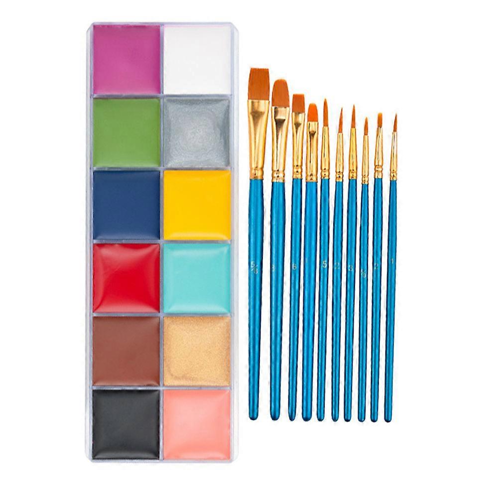 Body Art Body Face Paint Designed for Face Paint Uses During Role-playing Parties 1 Set Assorted Color