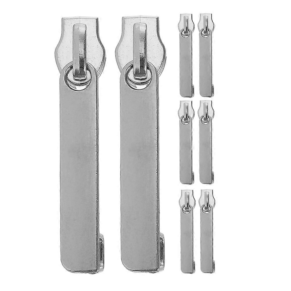 8pcs Nylon Zipper Pulls Replacement Tabs for Luggage & Backpacks – Ergonomic Design with Lock for Secure, Durable Travel Zipper Repair