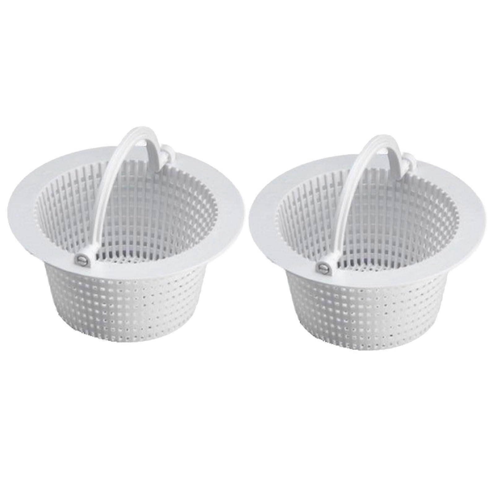 Pool Skimmer Basket with Handle - Cleaning Accessories for In-Ground Pool Skimming, Durable Filter Basket, Easy to Use