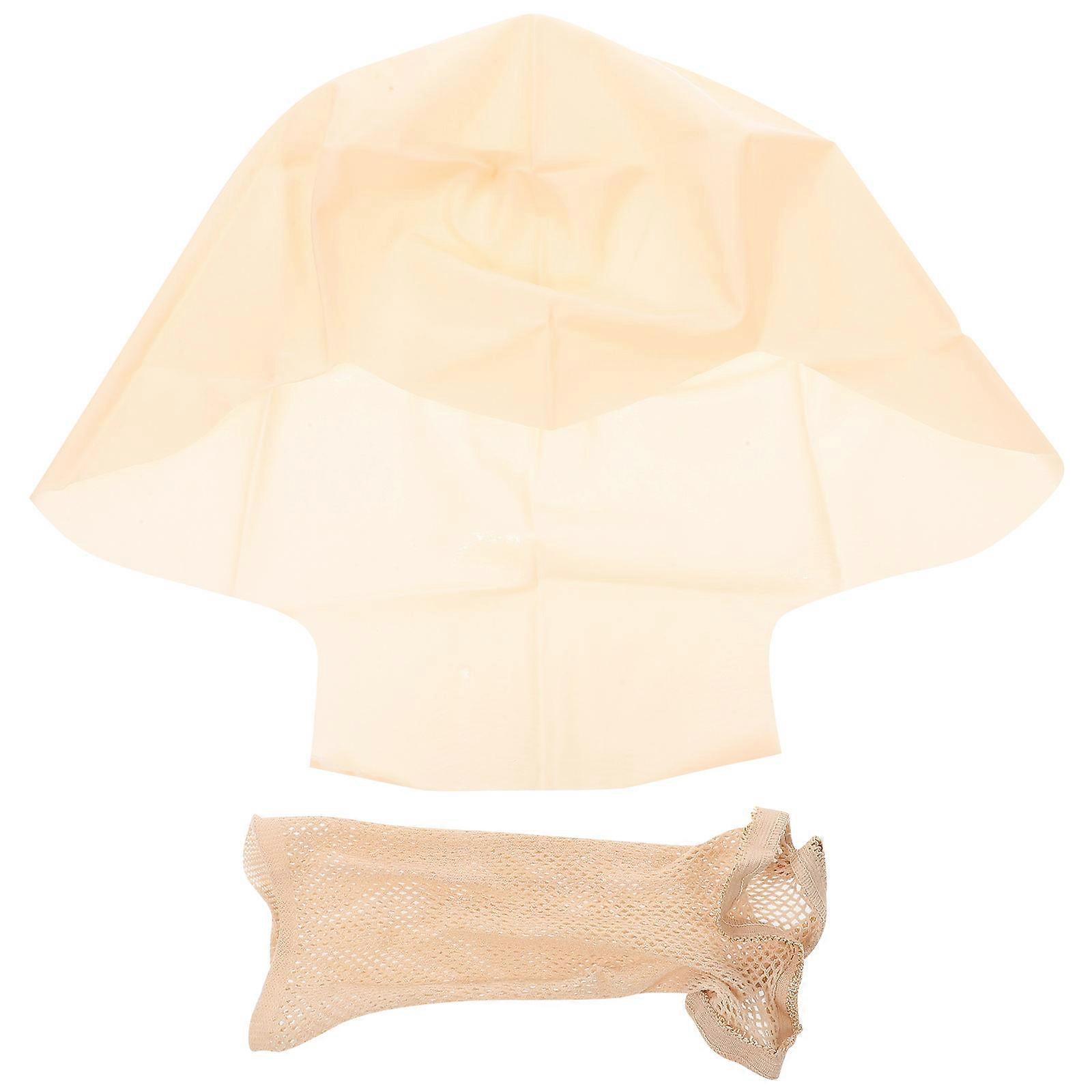 Here's a refined and professional product description for your **Latex Bald Head Cover with Wig Cap**:
**Latex Bald Head Cover with Integrated