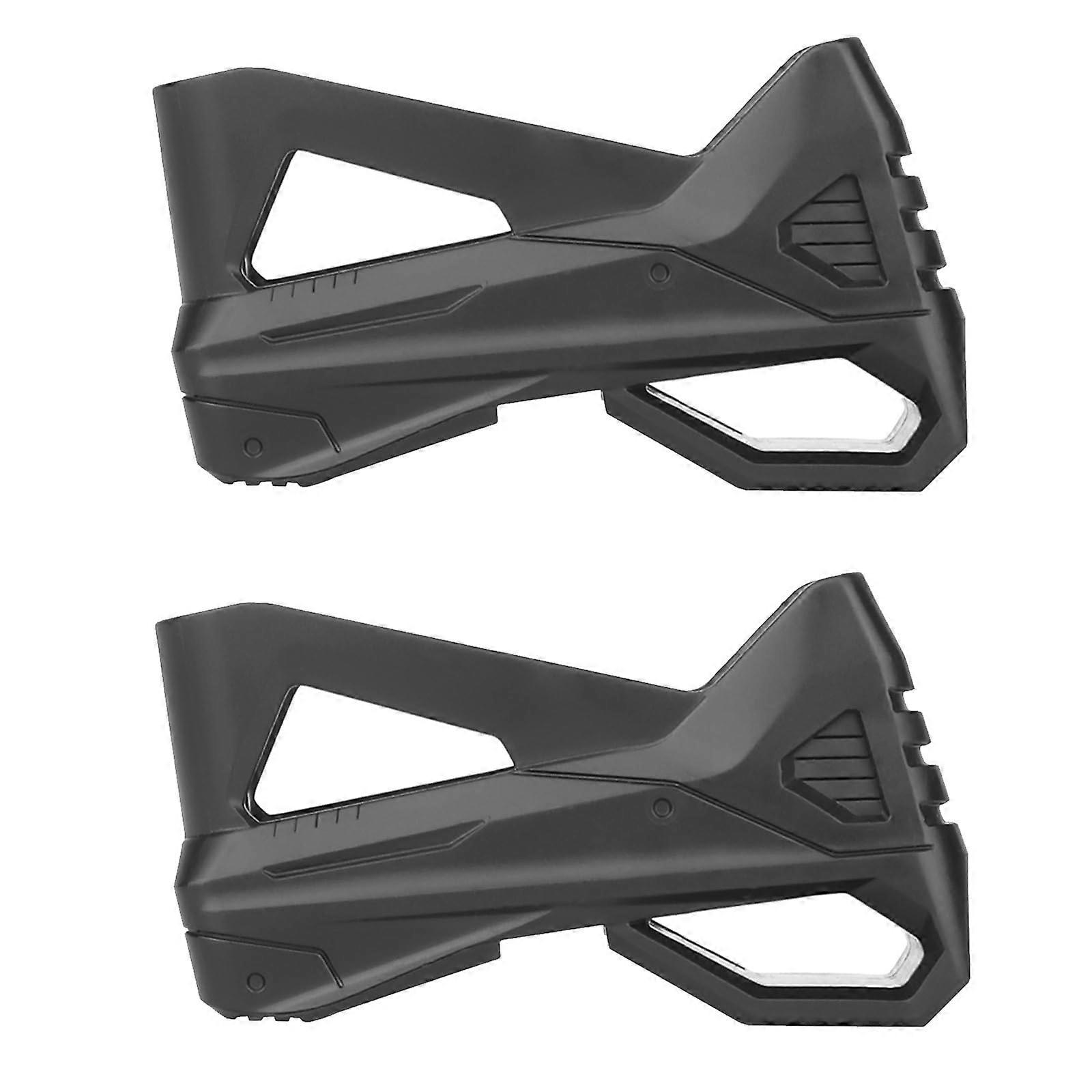 M4 Tactical Quick Access Mount Set (2-Pack), 5.56 Magazine TPR Cover with Non-Slip Design, Easy Install for Airsoft Paintball, Black