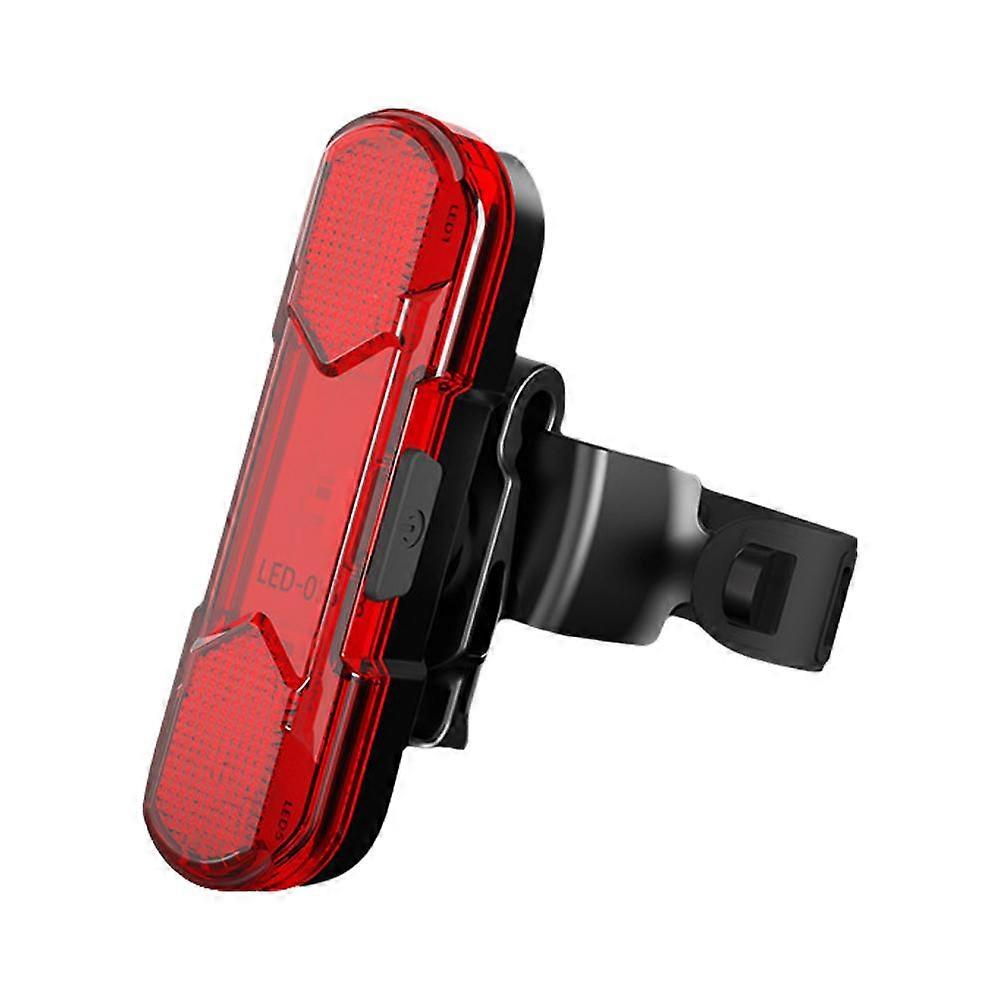 Bike Tail Light Rechargeable USB LED Rear Lamp Flashing Wraning