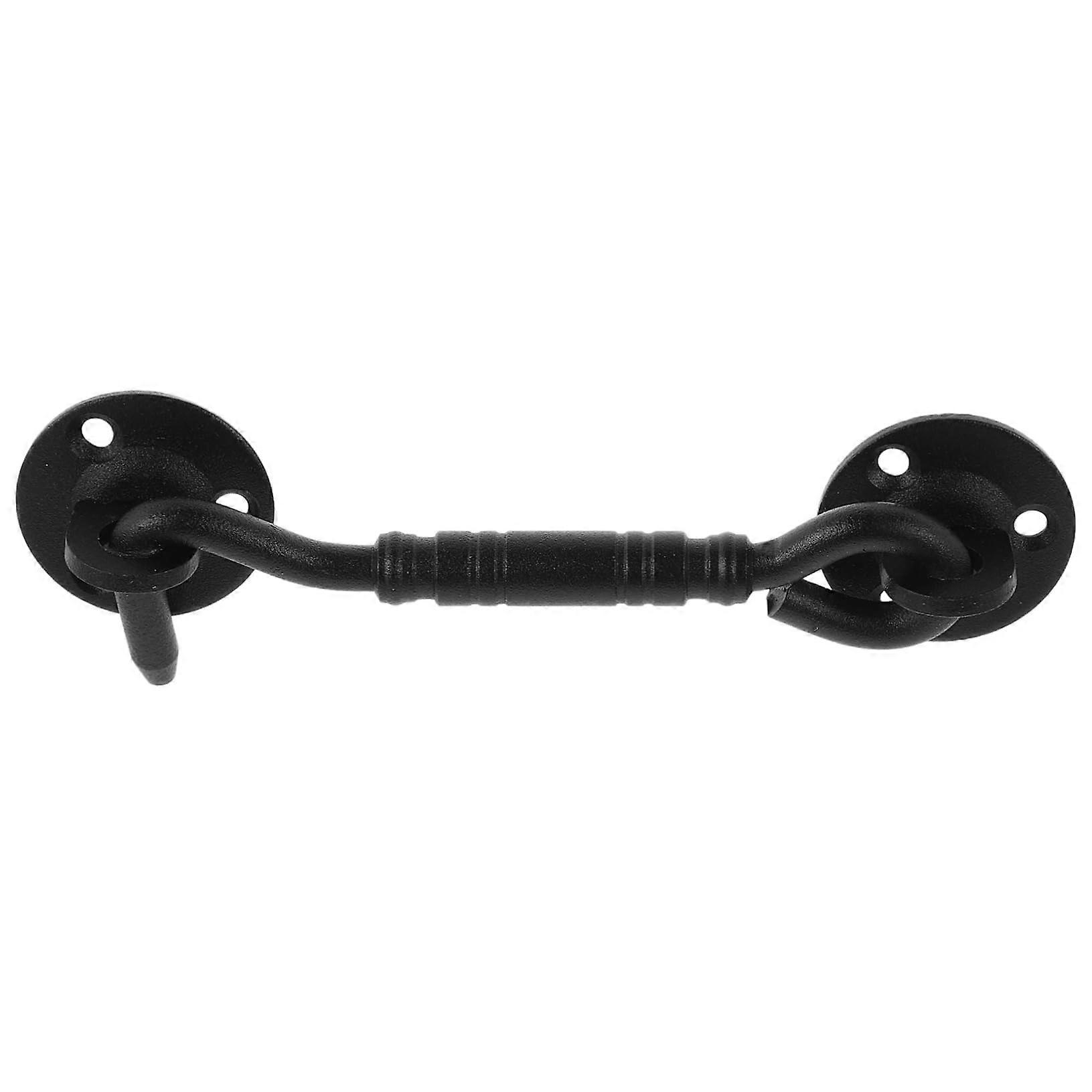 Hooks and eye latches for doors and robust door locks for bedrooms, garage doors, and gardens. Install with a matte finish. Versatile.