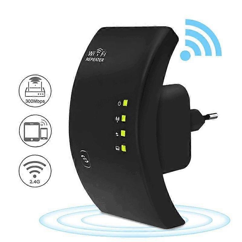 WiFi Repeater, Powerful WiFi Amplifier, 1 Ethernet Port, Coverage Area Up To 200 Square Meters