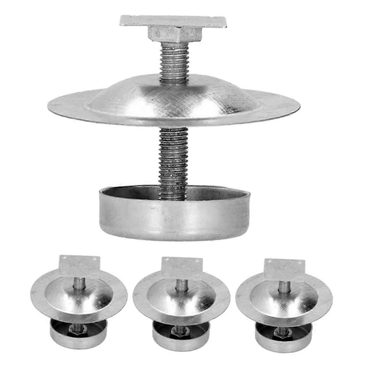 4pcs Beehive Feet Tool Ant Stand for Beekeeping Galvanized Base to Suitable for Outdoor Use Easy Installation for Hive Stability