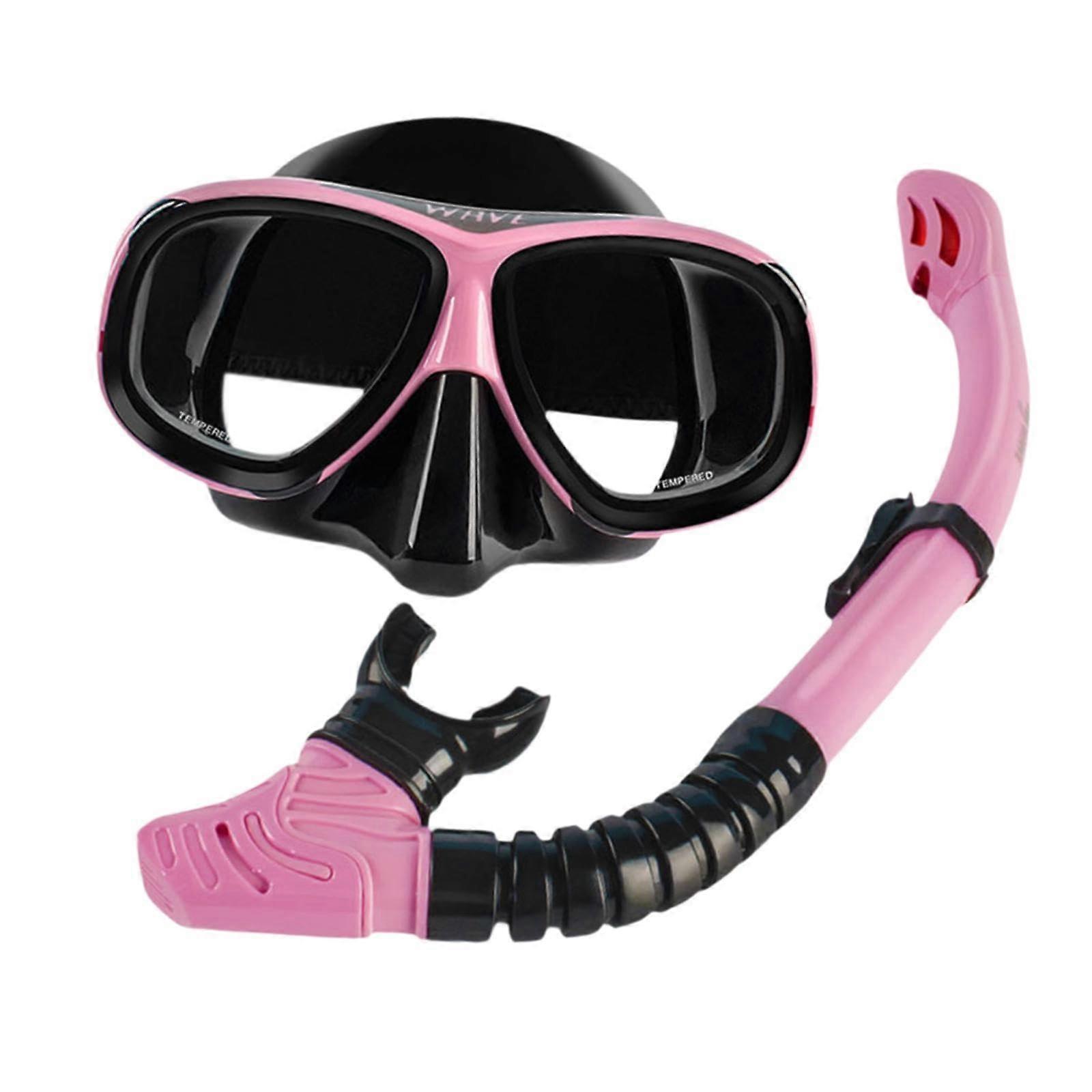 Shortsighted Diving Mask, Nearsighted Snorkel Set, Diving Goggles for Freediving