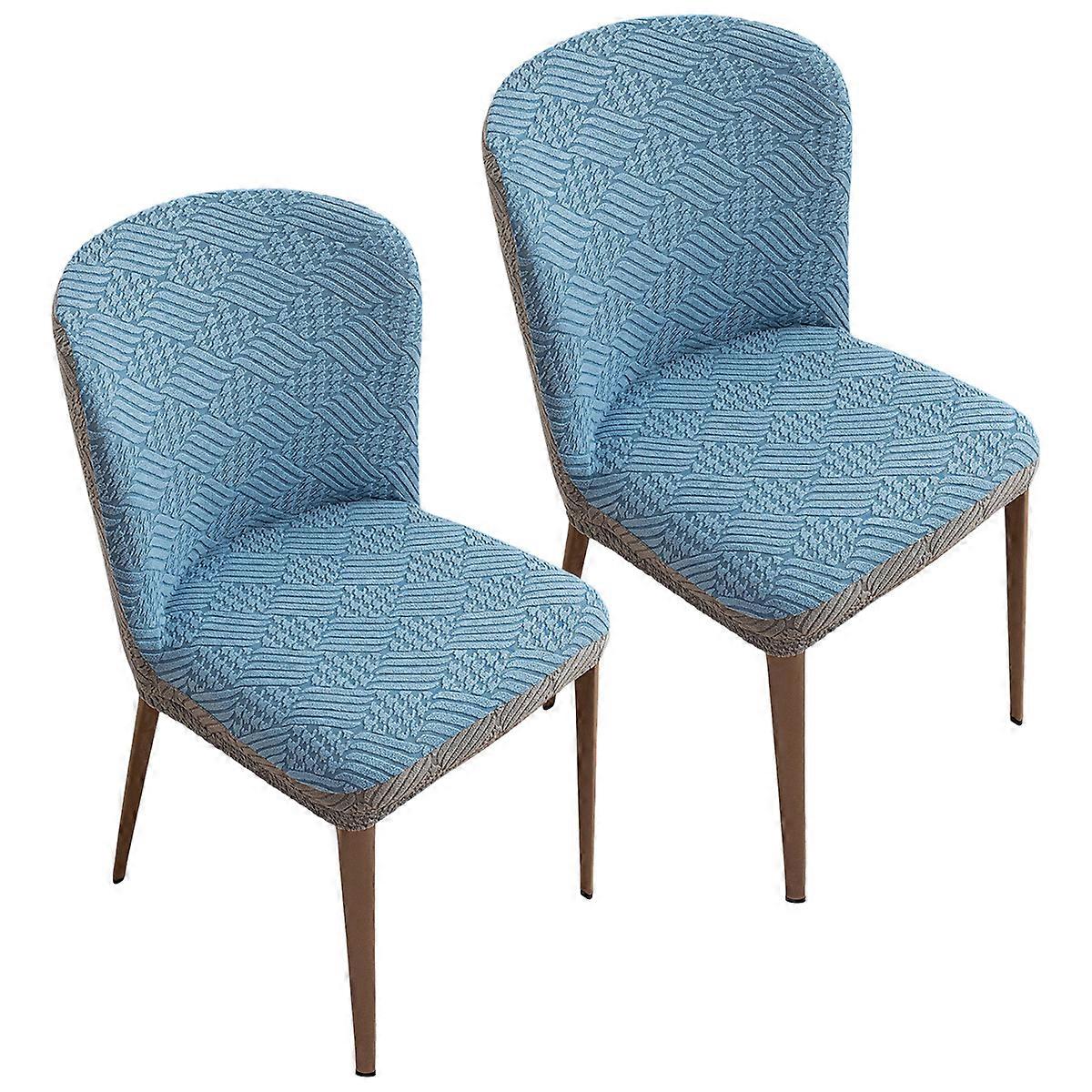 Removable and washable protective covers for kitchen chairs, elastic elastane