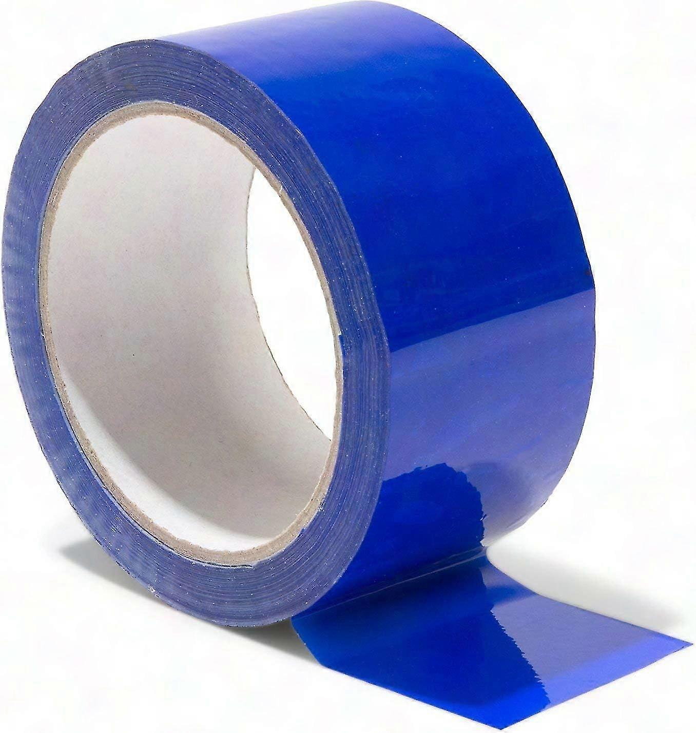 Colored Packing Tape - 5cm x 16m Silent Polypropylene Adhesive Tape for Parcels, Dark Blue