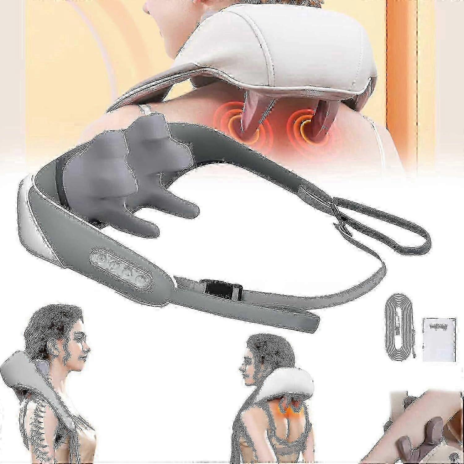 Massagers For Neck And Shoulder With Heat Goletsure Pain Relief Deep 5d Kneading Tw