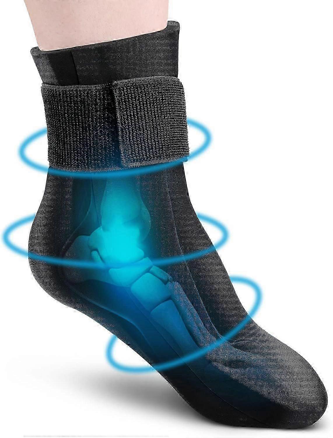 <A>Wiederverwendbare Gel-Kältetherapie-Socke für die Wärme- und Kältetherapie, Knöchel-Fuß-Eisbeutel