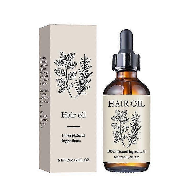 Hair Growth Oil, Botanical Scalp Essence with Herbal Infusion, Plant-Based Formula for Dry Scalp & Edges, Daily Nourishment for All Hair Types
