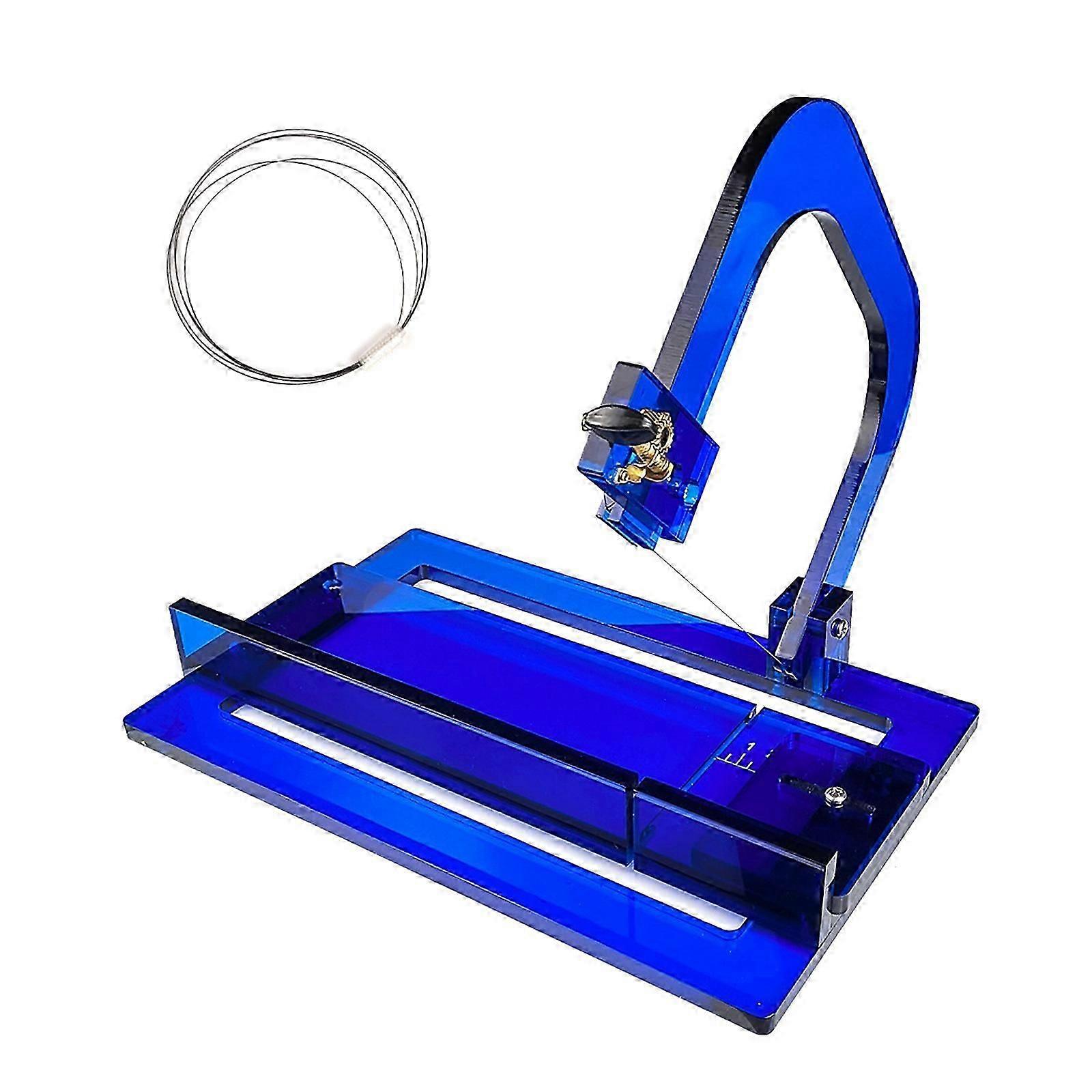 Adjustable Loaf Soap Cutter Acrylic Box Tool Wire for Handmade Soap Cutting Slicer Multifunction Cutting Beveler Planer Supplies